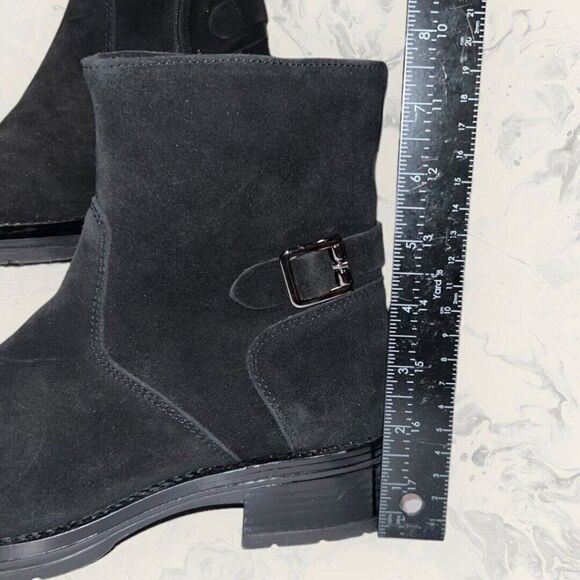 La Canadienne Gavan Suede Buckle Bootie Waterproof Platform Womens Size 7.5M - Picture 9 of 9